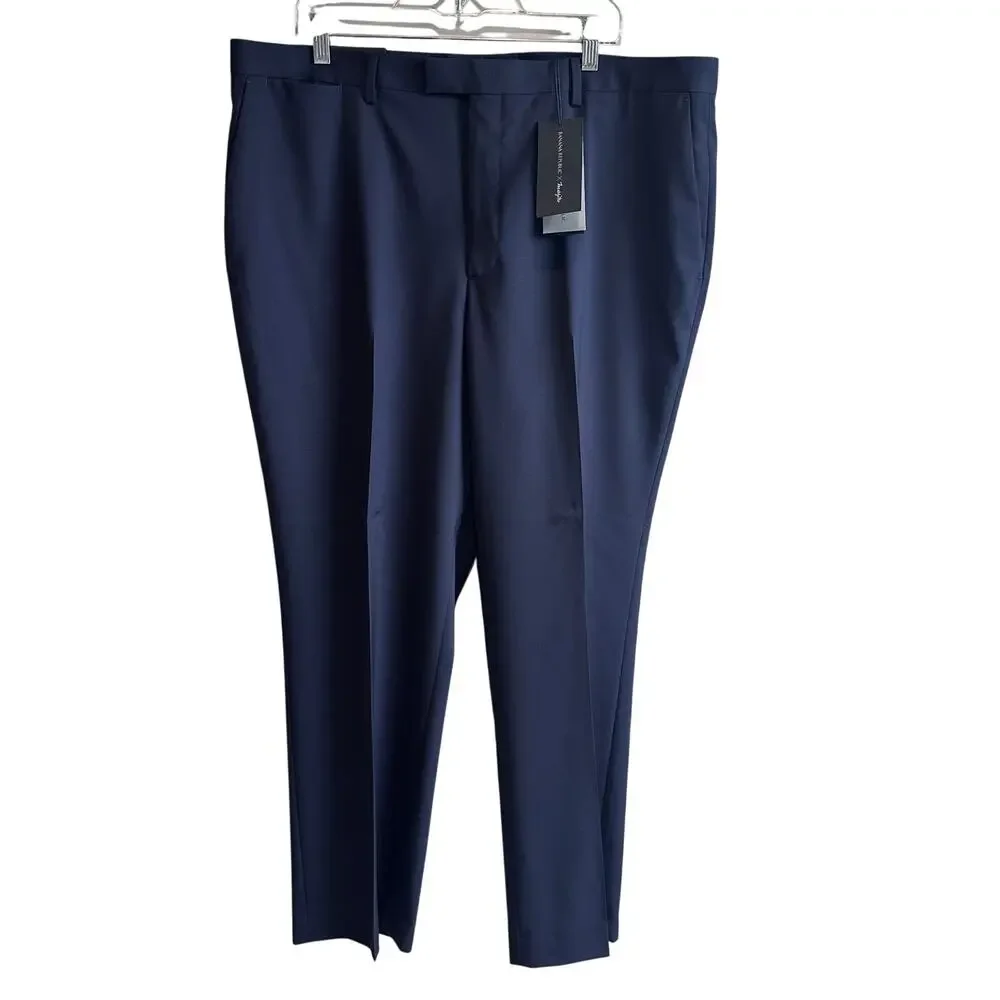 Banana Republic Men's Standard Italian Wool Suit Pant Navy Blue 40 x 32